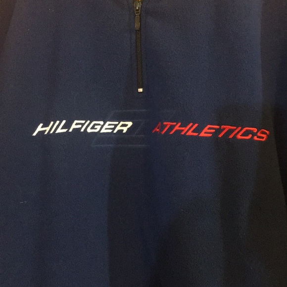 Tommy Hilfigrr fleece pull over XL - Picture 2 of 4